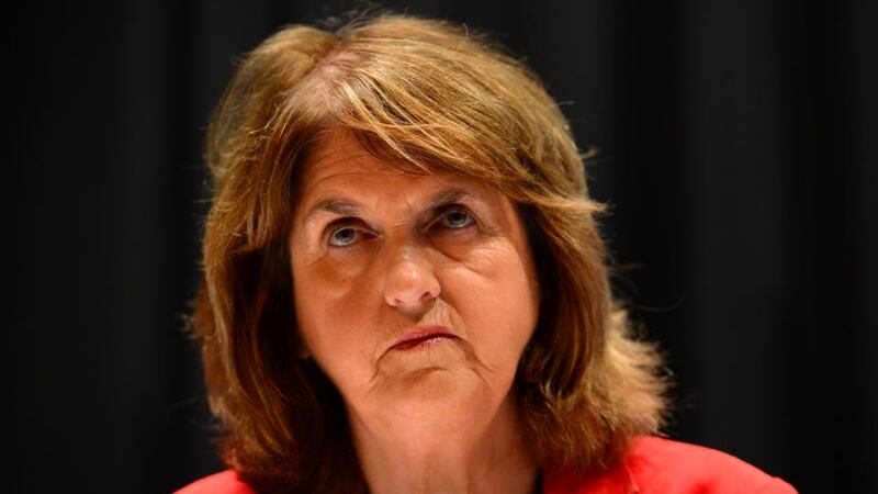Protesters due to be charged over the incident in Jobstown last November in which Tánaiste Joan Burton was trapped in her car will not appear in court until after the General Election. Photograph: Dara Mac Donaill