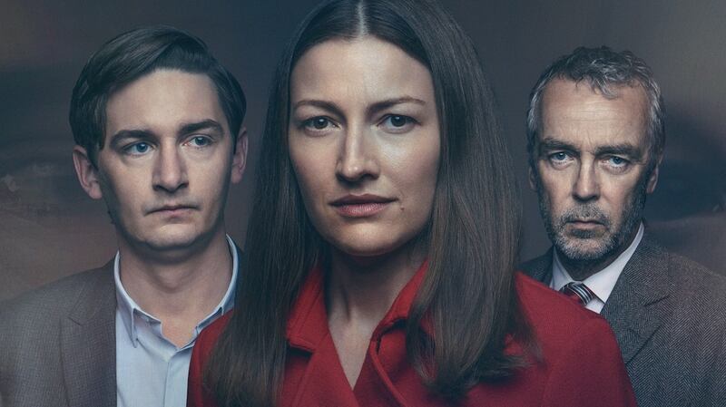 James Harkness, Kelly Macdonald and John Hannah in The Victim