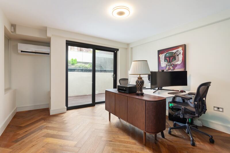 Bedroom/study on basement level