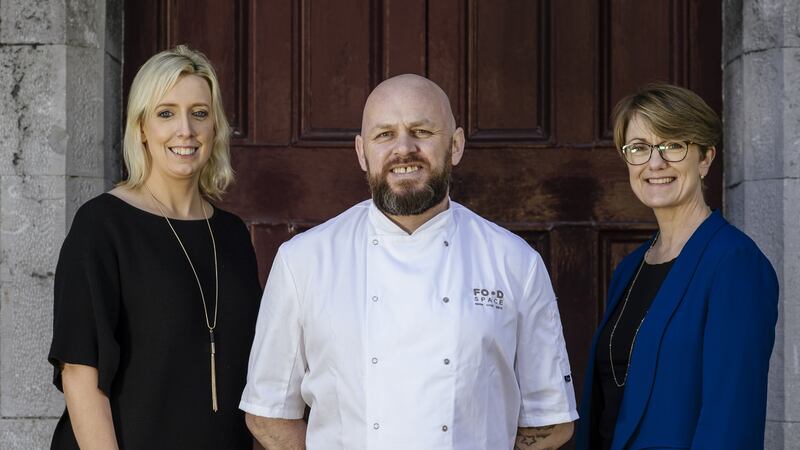 Pauline Cox (right), Grainne Carberry and Conor Spacey of FoodSpace.