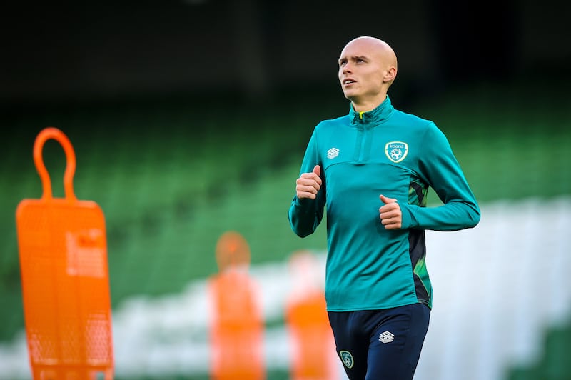 Will Smallbone’s creative streak for Stoke City keeps other Championship midfielders at bay, with the 23-year-old set to be fast-tracked into a debut in next Wednesday friendly against Latvia.  Photograph: Ryan Byrne/inpho 