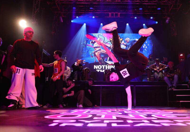 Red Bull BC One National Cypher: Crazybill, Vasilis Varelas. Photograph: Alan Betson