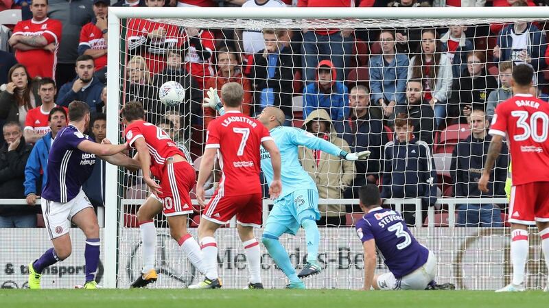 Randolph has enjoyed the beginning of the season in the Championship with Middlesbrough. Photograph:  Owen Humphreys/PA Wire.
