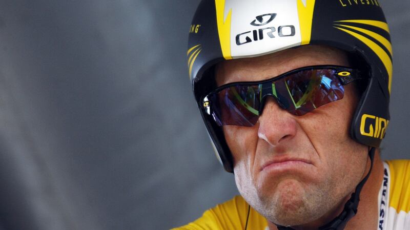 Lance Armstrong prepares to start the individual time trial in the first stage of the 96th Tour de France in Monaco on July 4th, 2009. Photograph: Jean-Paul Pelissier/Reuters