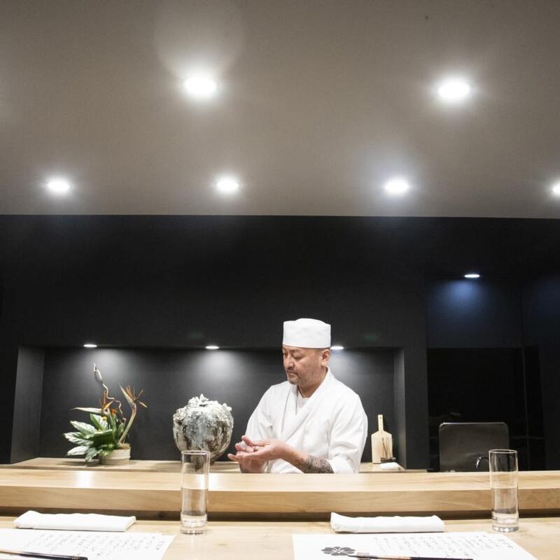 Chef proprietor Takashi Miyazaki in Ichigo Ichie in Cork