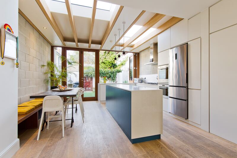 Kitchen and dining area