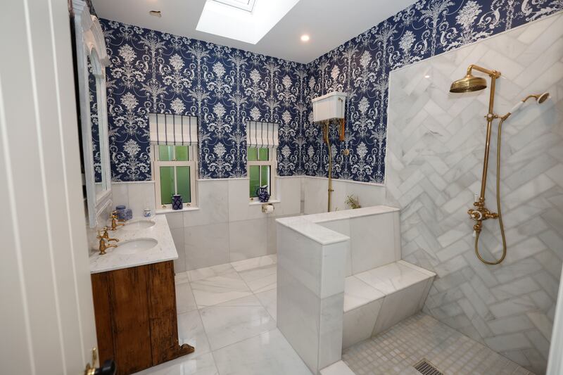 Bathroom. Photograph: Alan Betson

