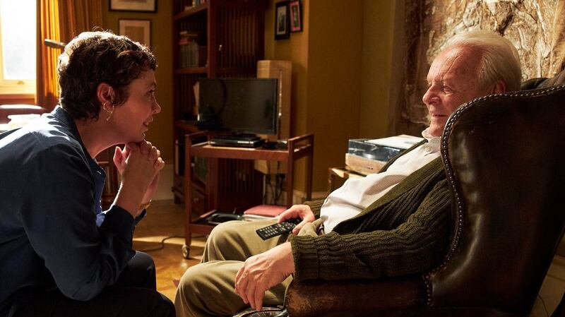 Olivia Colman and Anthony Hopkins in The Father