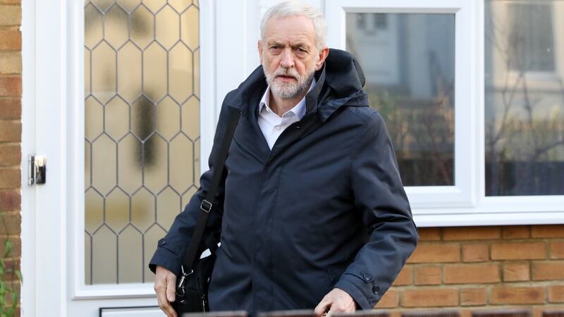 UK Labour Party leader Jeremy Corbyn:  has managed to say little to nothing for two and a half years while watching his country slide into ignominy. Photograph: Chris Ratcliffe/Bloomberg