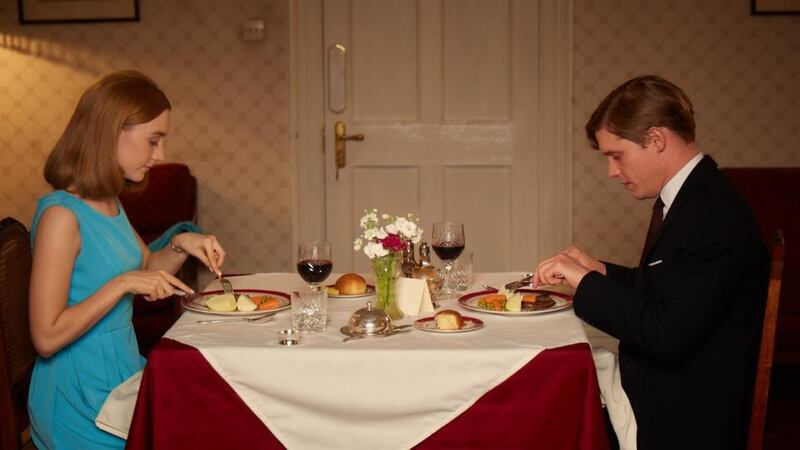 On Chesil Beach: at one point Saoirse Ronan’s character holds her knife like a pen