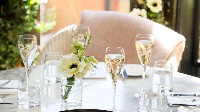 Dover sole with Perrier-Jouët champagne at Wilde restaurant at the Westbury