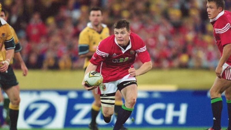Brian O’Driscoll’s Lions tour was bookended by trips to Australia. Photograph: Getty/Nick Wilson