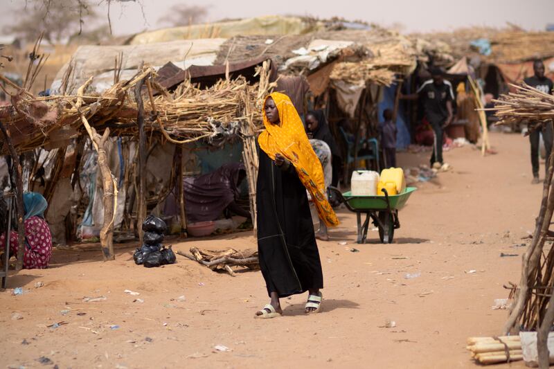 The Adre refugee camp holds about 237,000 people, around the population of Cork city. Photograph: Chris Maddaloni