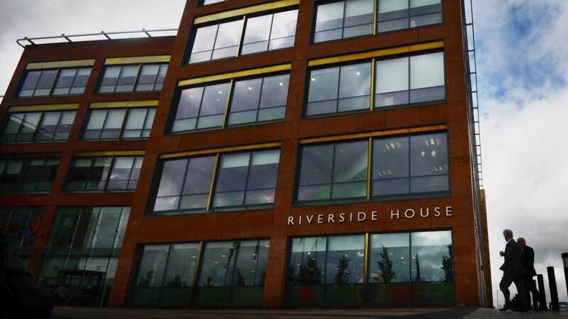 Riverside House council offices in Rotherham, South Yorkshire.  A report released yesterday said at least 1,400 children as young as 11 were sexually abused. Photograph: Nigel Roddis/Getty Images