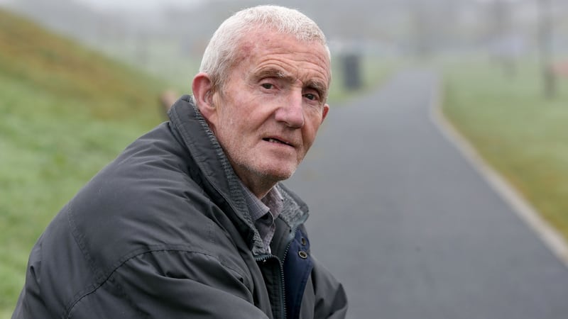 Michael Mackey lived for 20 years on the streets, often sleeping under two boats near his home. Photograph: Joe O’Shaughnessy