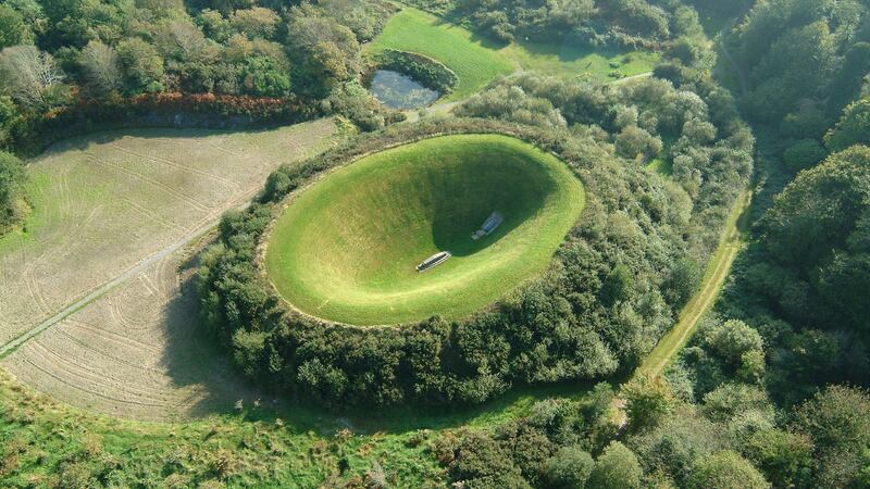 The Sky Garden in Liss Ard Estate. The Swiss government bought the estate in 1962, and planned to stash the country’s gold there in the event of a nuclear apocalypse