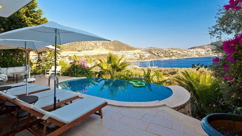 Kalkan: uninterrupted views of the sea