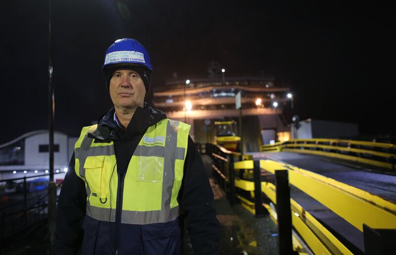 McKenna and his colleague, land operations manager John Fairley, give me a tour. Photograph: Bryan O'Brien