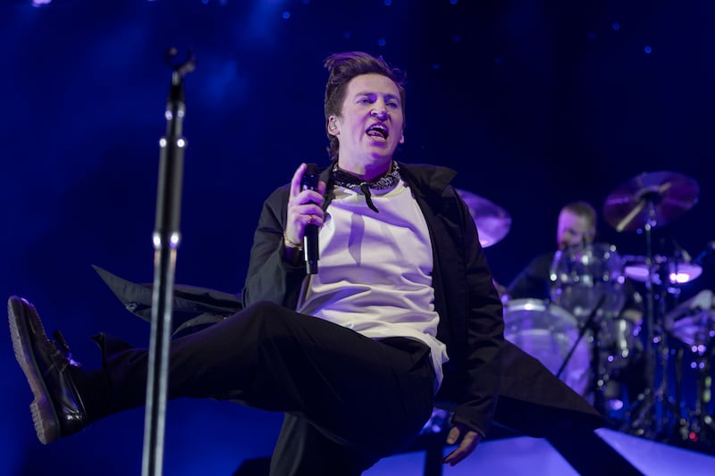 Ryan Hennessy from Picture This performing at the 3Arena, Dublin. Photograph: Tom Honan