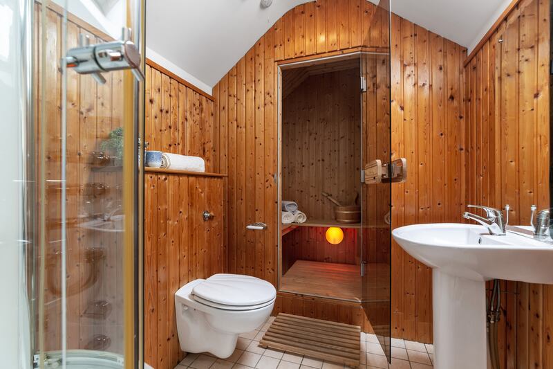 The property features a four-person sauna.