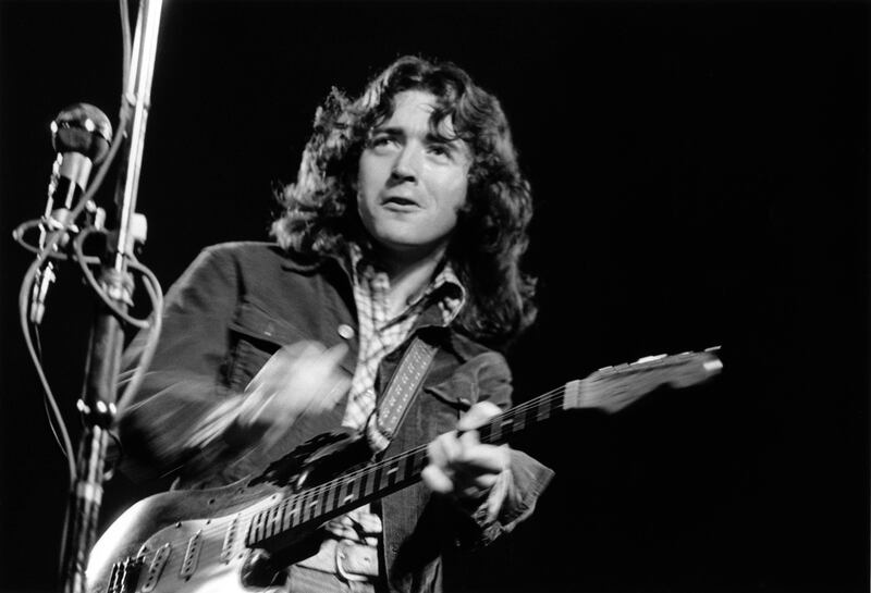 Rory Gallagher in 1975. Photograph: Andrew Putler/Redferns