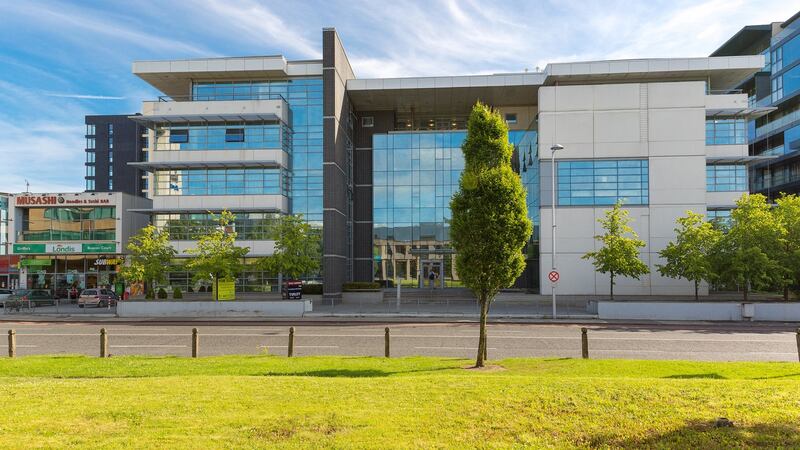 Apex Business Centre in Sandyford – the ground-floor unit is for sale in excess €850,000.