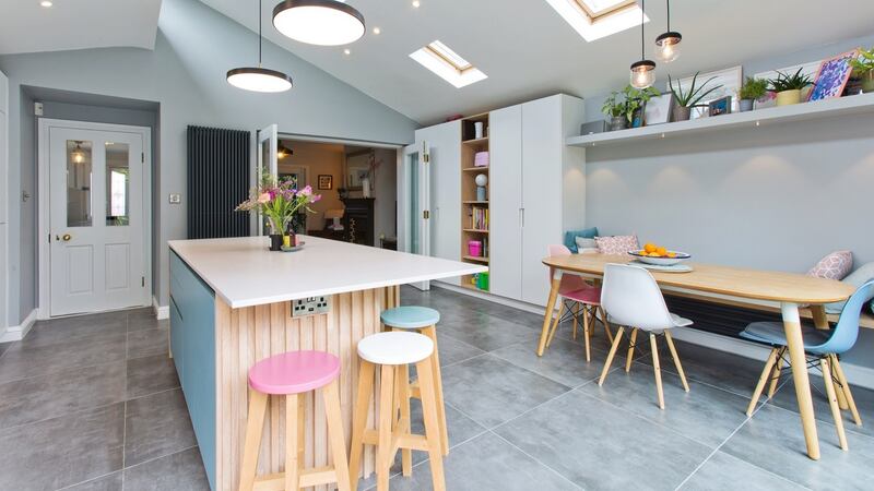 Kitchen and dining area