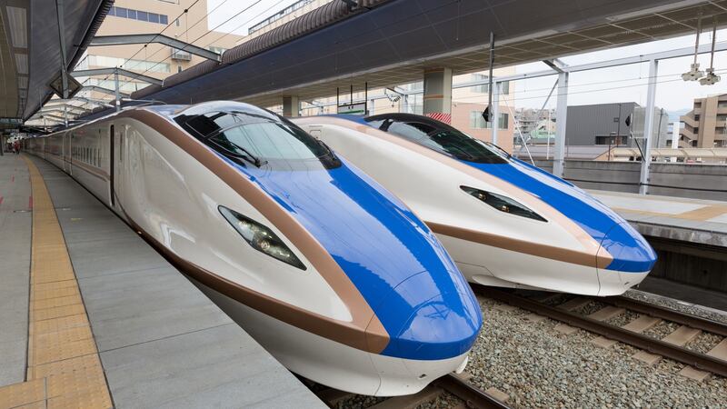A Japanese Bullet train