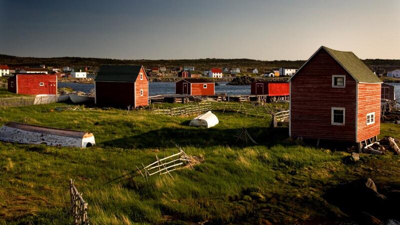 The ‘straight Irish’ town of Tilting, on Fogo island. Photograph: Don Lane