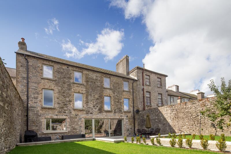 Kevin and Lisa-Marie Duffy’s renovated home, a former bank, in Monasterevin, Co Kildare. Photograph: Paul Tierney
