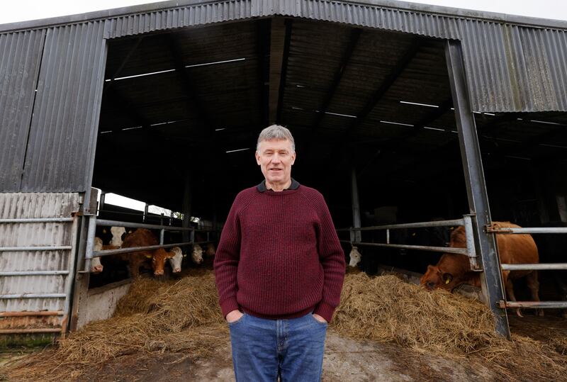 Michael Purcell: survived a bad accident 10 years ago when he was attempting to store silage in a silage pit. Photograph: Alan Betson 

