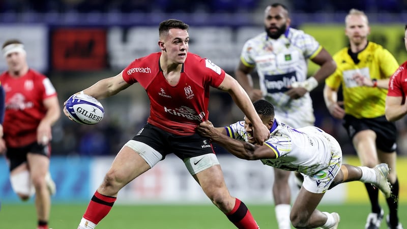 Ulster’s James Hume is arguably the form centre in Ireland. Photograph: Laszlo Geczo/Inpho