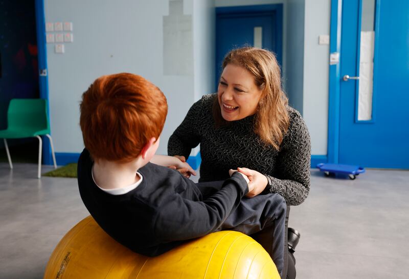 Lauren Bradley works as a special education teacher at Our Lady of Good Counsel, Drimnagh. Photograph: Alan Betson
