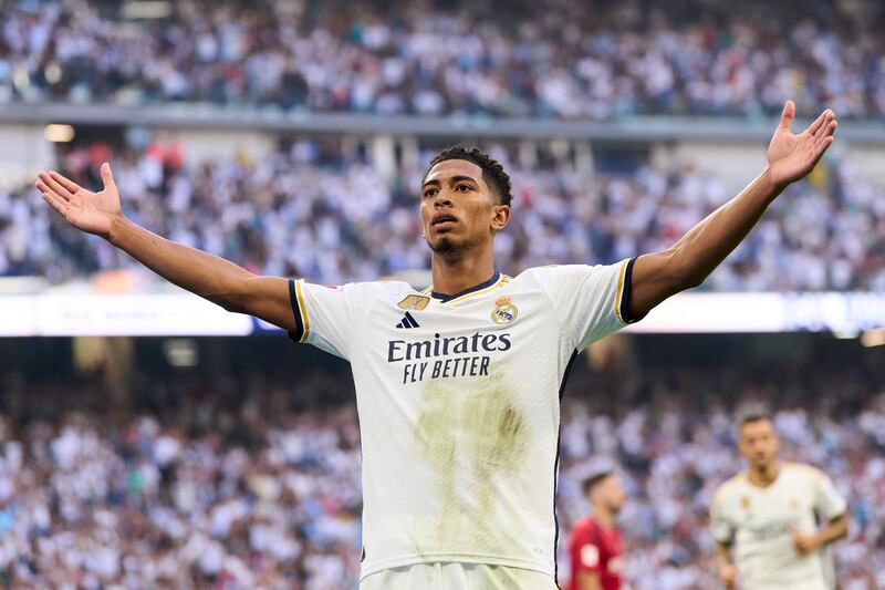 Jude Bellingham: the England star has made a sensational impact in his early days with Real Madrid. Photograph: Diego Souto/Quality Sport Images/Getty Images