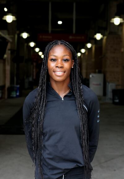 Lone Star pupil: 'I’m enjoying it, feel like I’m learning more every day,' says Rhasidat Adeleke of life in Texas. Photograph: Darragh Bambrick