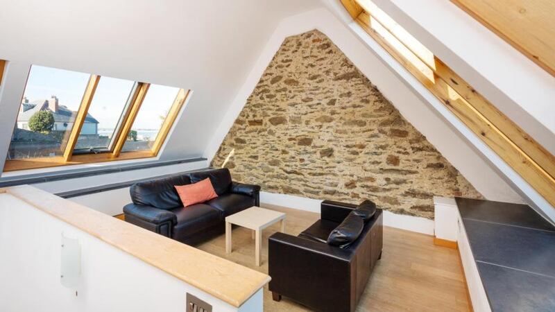 Old College, Abbey Street, Howth, Dublin 13: the living area