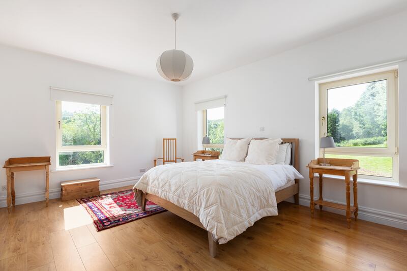 The property has three bedrooms - all at garden level