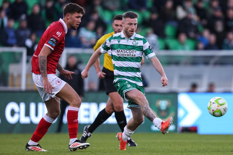 Jack Byrne was at his best during Shamrock Rovers' 2-0 win against Sligo Rovers at Tallaght Stadium. Photograph: Ben Brady/Inpho