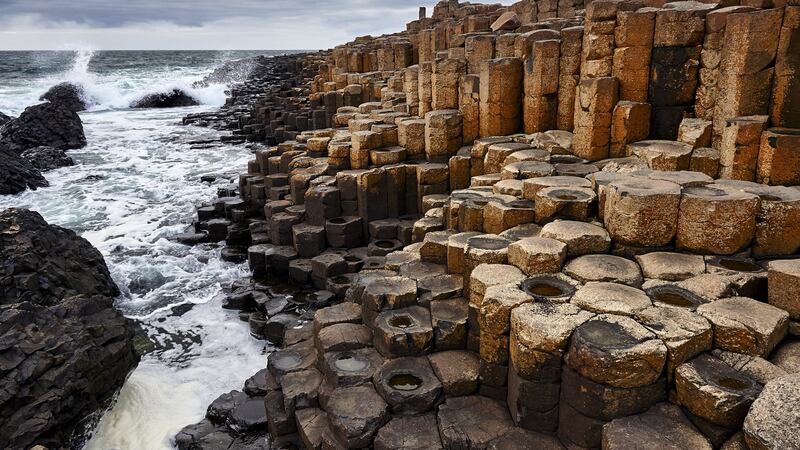 The Giant’s Causeway on the Antrim coast. Lonely Planet judges praised the area for its ‘timeless beauty and high-grade distractions – golf, whiskey and some of the world’s most famous rocks – are more popular now than ever’