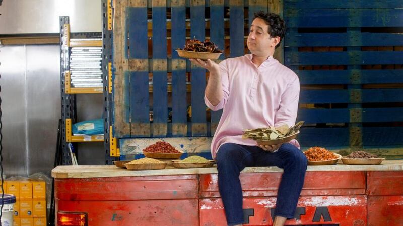 Spice master Arun Kapil of Green Saffron Spices. Photograph: Daragh Mc Sweeney/Provision