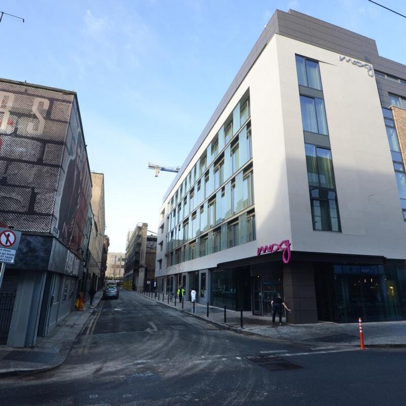 New hotel: Moxy, on Sackville Place, in Dublin 1. Photograph: Dara Mac Dónaill