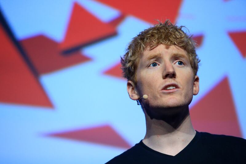 Stripe cofounder and chief executive Patrick Collison set the firm up in the US and has watched it grow. Photograph: Pau Barrena/Bloomberg/Getty Images