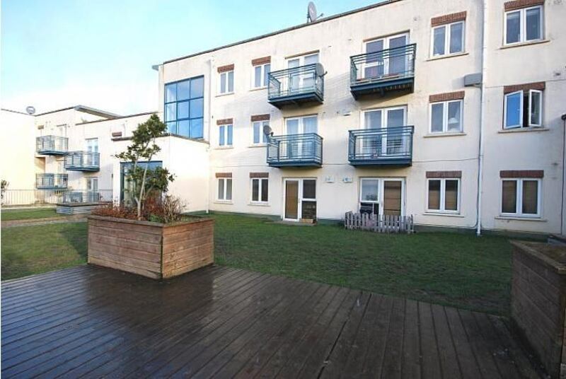 In a gated development, this ground-floor apartment in Clondalkin is 46.5sq m
