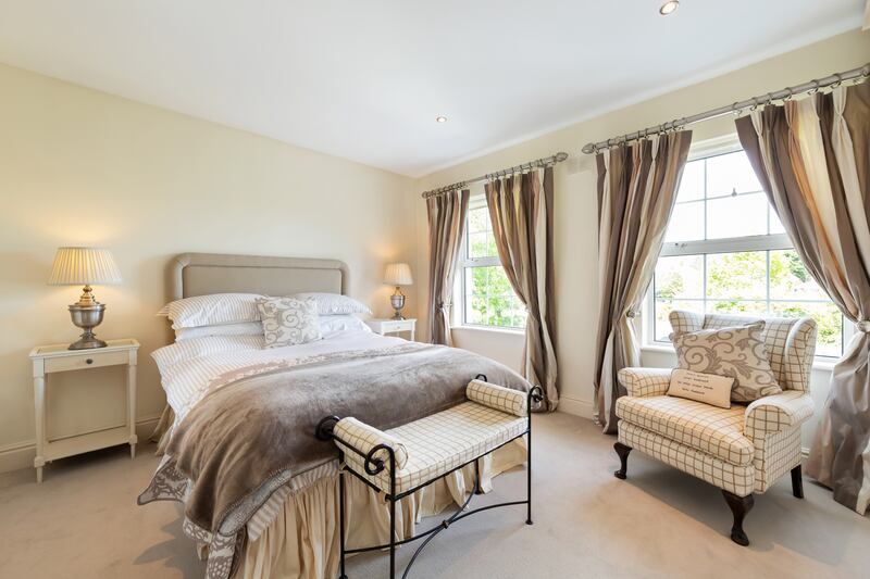 The property has four bedrooms