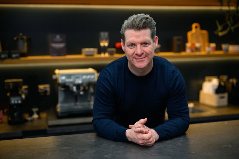Alan Andrews at The Old Barracks Coffee Roastery, Birdhill, Co Tipperary. Photograph: Diarmuid Greene
