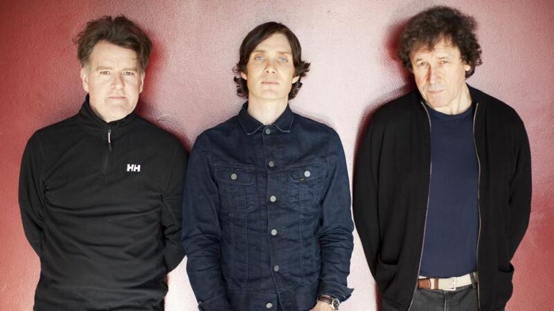 Cast members of Ballyturk (written and directed by Enda Walsh): Mikel Murfi, Cillian Murphy and Stephen Rea. Photograph: Richard Gilligan