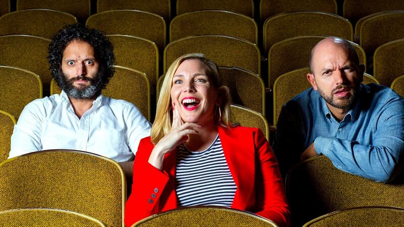 Paul Scheer, June Diane Raphael and Jason Mantzoukas delight in skewering films for our listening pleasure