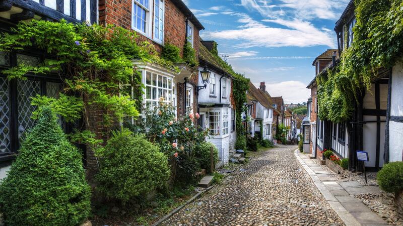 Mermaid Street in Rye, East Sussex, arguably England’s most beautiful town. Photograph: iStock