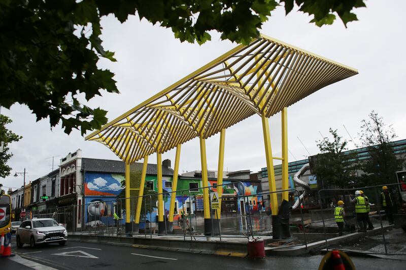 Myrtle Square at Bloomfields Shopping Centre which the local authority is trying redevelop into a focal point for Dún Laoghaire. Photograph: Bryan O’Brien