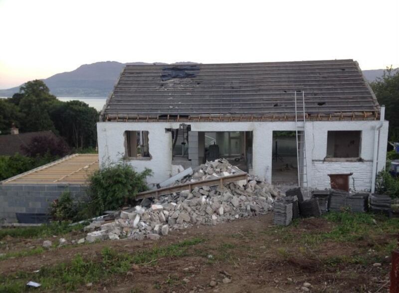 The house before renovations 